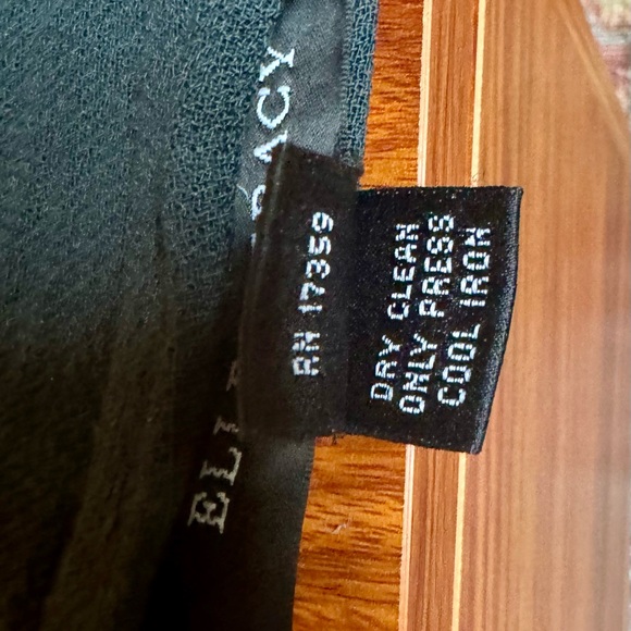 Warm, 100% vintage wool suit— Linda Allard for Ellen Tracy blue/gray. - Picture 4 of 14